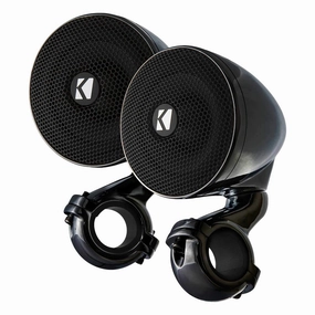 Kicker PSM 3" 4-Ohm Weather-Proof Enclosed Mini System (Black) Marine speakers & subwoofers,Boat Audio,Nautical Sound Systems