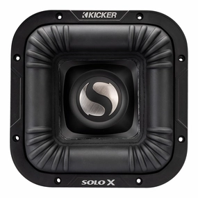Kicker SoloX L7X 8 Inch 1 Ohm Subwoofer Closed Back Headphones,Noise-isolating Headphones,Sealed Cans