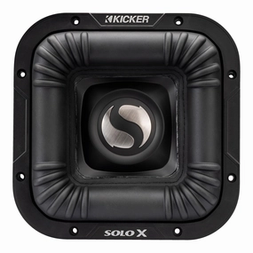 Kicker SoloX L7X 8 Inch 2 Ohm Subwoofer Closed Back Headphones,Noise-isolating Headphones,Sealed Cans