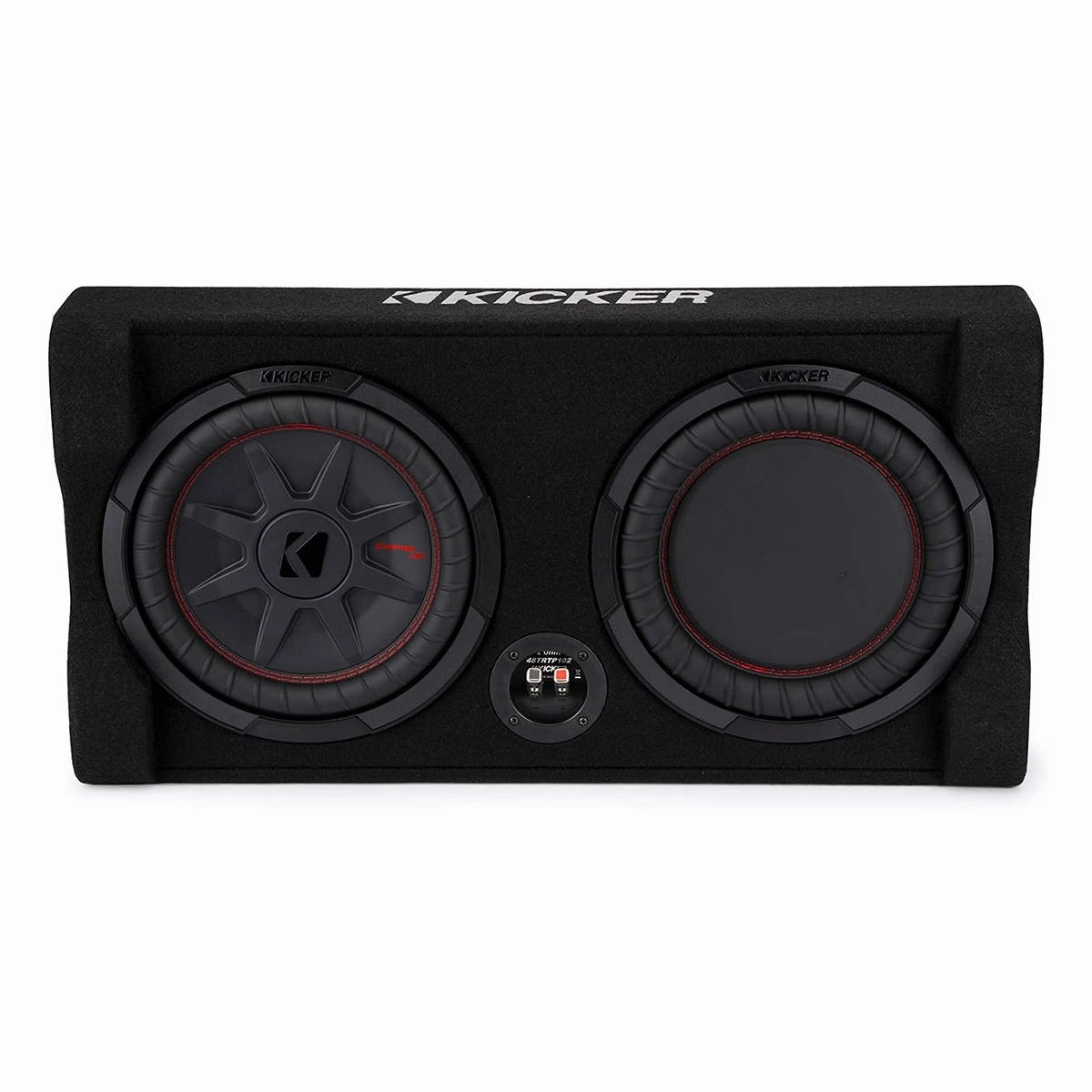 Kicker TRTP 10" Loaded Down-Firing Subwoofer Enclosure Closed Back Headphones,Noise-isolating Headphones,Sealed Cans