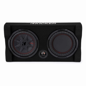 Kicker TRTP 10" Loaded Down-Firing Subwoofer Enclosure Closed Back Headphones,Noise-isolating Headphones,Sealed Cans