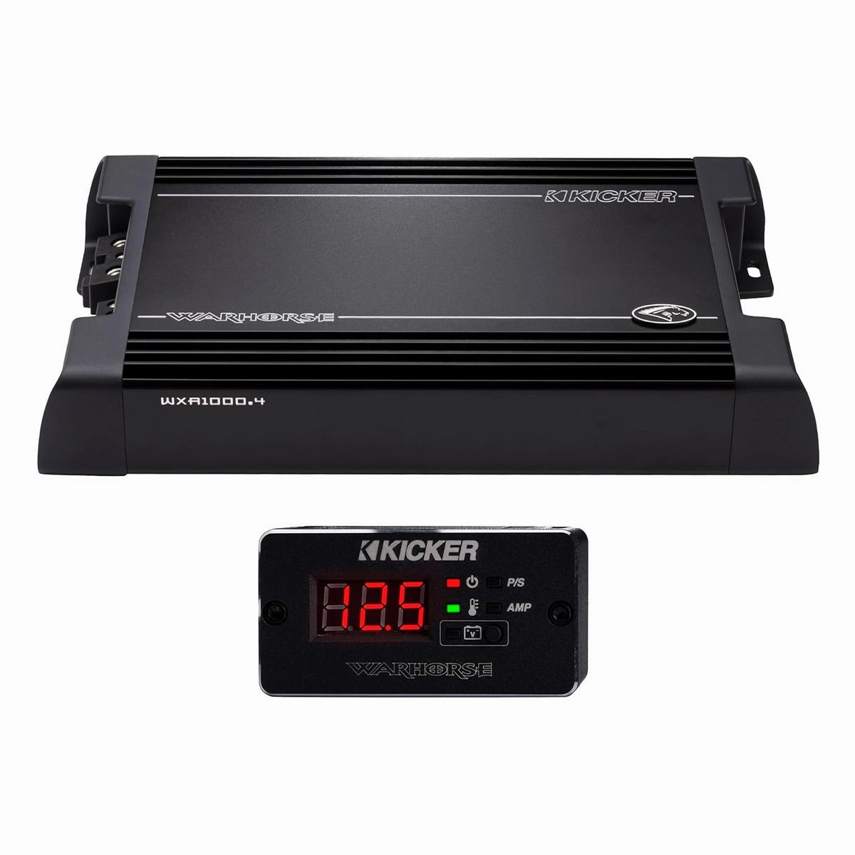 Kicker Warhorse WXA1000.4 4-Channel Full Range Amplifier Car amplifiers & processors,Car Audio Amps,Vehicle Sound Systems