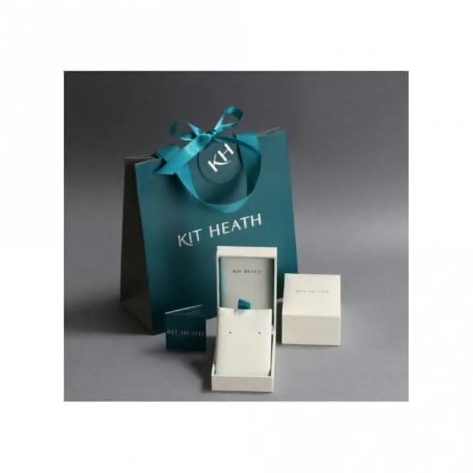 Kit Heath Coast Shore Double Link Sandblast Drop Earrings 60055SB Kit Heath Jewelry And Accessories