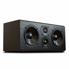 KLH Kendall 2C 3-Way Center Channel Speaker - Each (Black Oak) Center Channel Speakers,Home Theater Center,Dialog Speakers