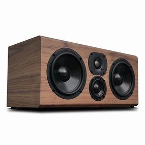 KLH Kendall 2C 3-Way Center Channel Speaker - Each (English Walnut) Center Channel Speakers,Home Theater Center,Dialog Speakers