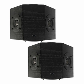 KLH Kendall 2S Surround Speakers - Pair (Black Oak) Surround Sound Speakers,Multichannel Audio,5.1 Systems
