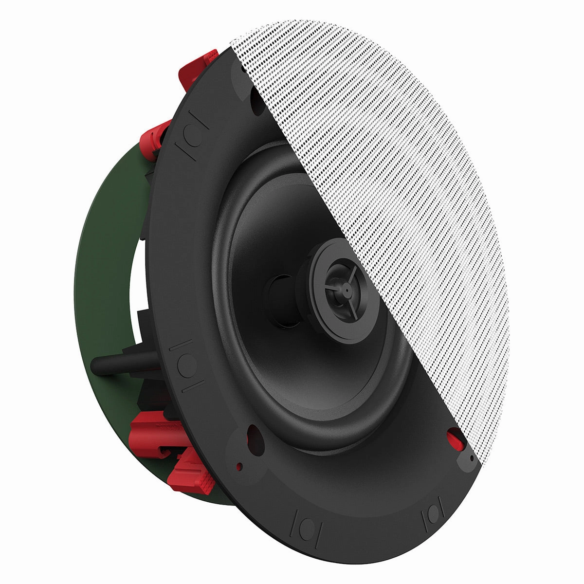 Klipsch CS-18C 8 Inch In Ceiling Speaker with 1 Inch Tweeter - Each (White) Klipsch,Heritage Speakers,American Audio