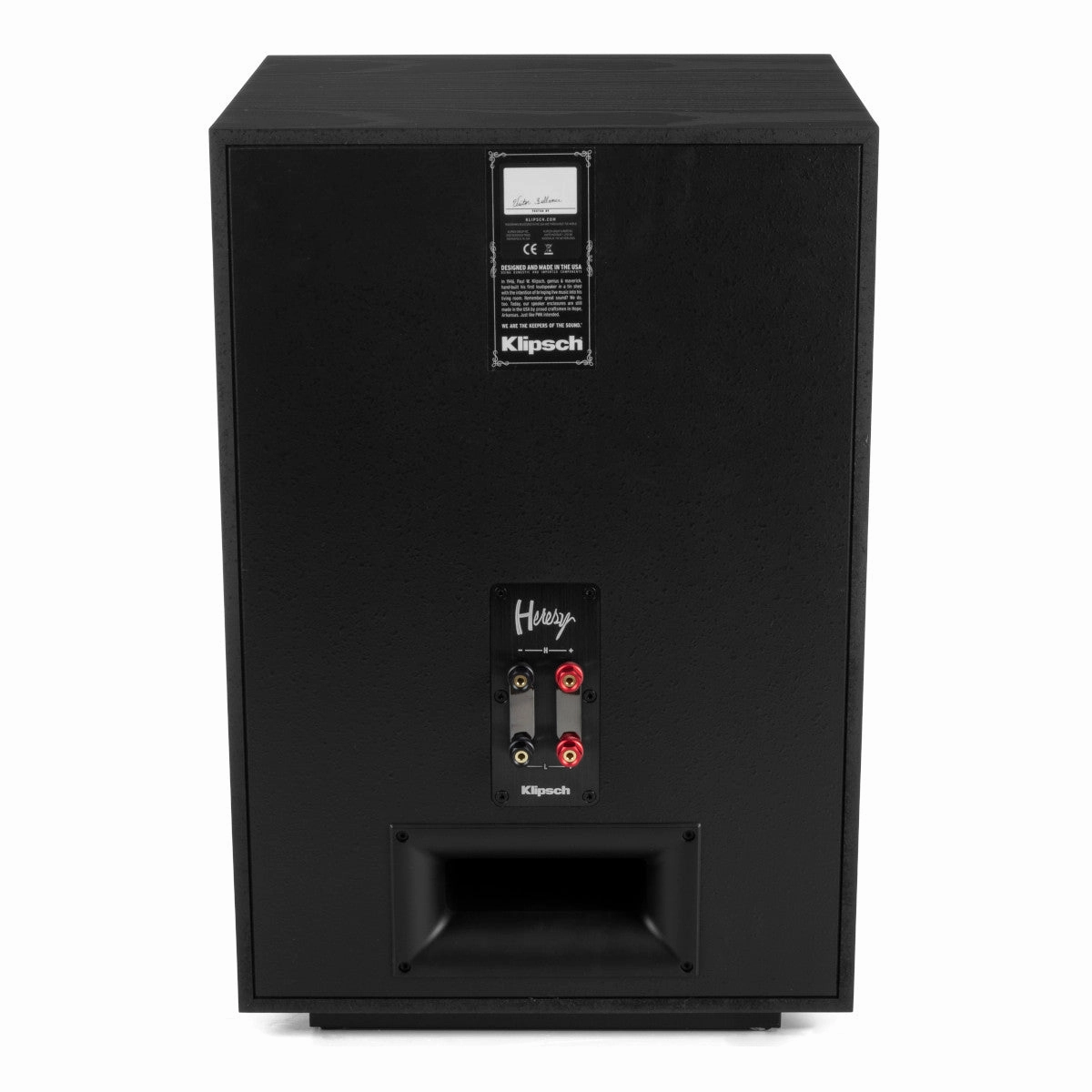 Klipsch Heresy IV Floorstanding Speakers - Pair (Black Ash)