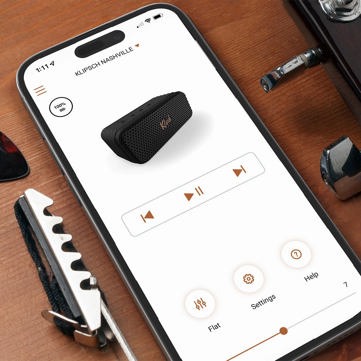 Klipsch Nashville Portable Waterproof Bluetooth Speaker