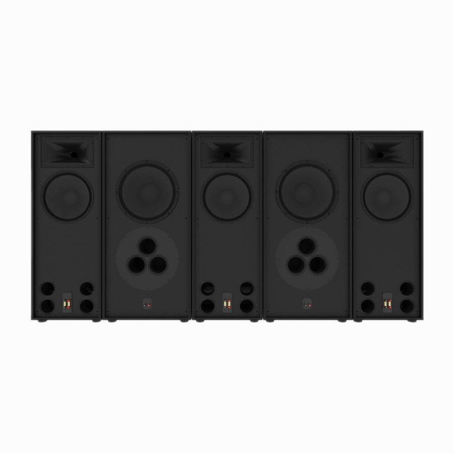 Klipsch RCC-112-BTS Behind the Screen System hi-fi dual speakers,hi-fi triple amplifier setup,hi-fi pro audio kit