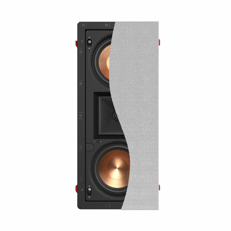 Klipsch Reference Pro-25-RW-LCR In-Wall Speaker (Each) hi-fi analog preamp,hi-fi dynamic range audio,hi-fi stereo for TV