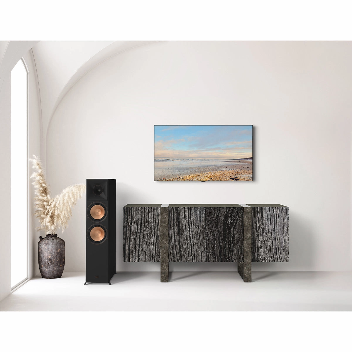 Klipsch RP-8060FA II Reference Premiere Floorstanding Speaker with Dolby Atmos - Each (Walnut)