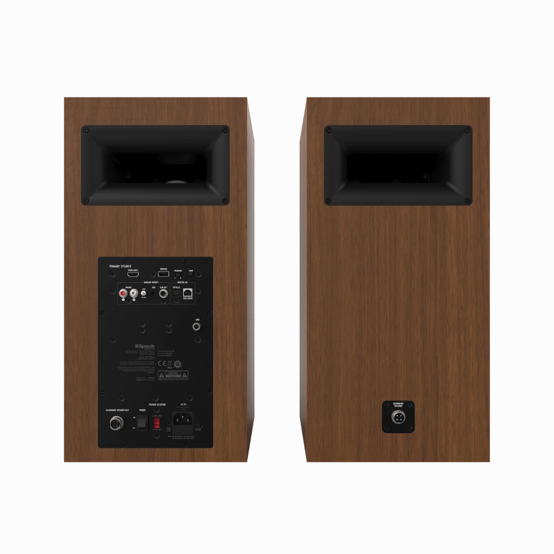 Klipsch The Nines Heritage Inspired Active Bookshelf Speakers Pair