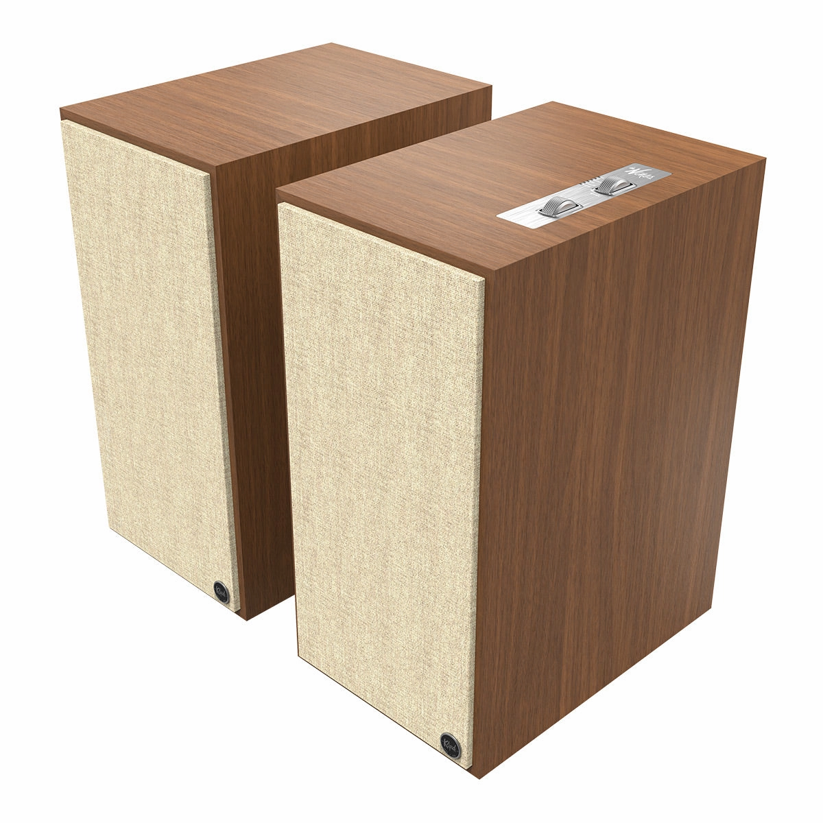 Klipsch The Nines Heritage Series Wireless Powered Monitors with 8" Woofer - Pair (Walnut) Klipsch,Heritage Speakers,American Audio