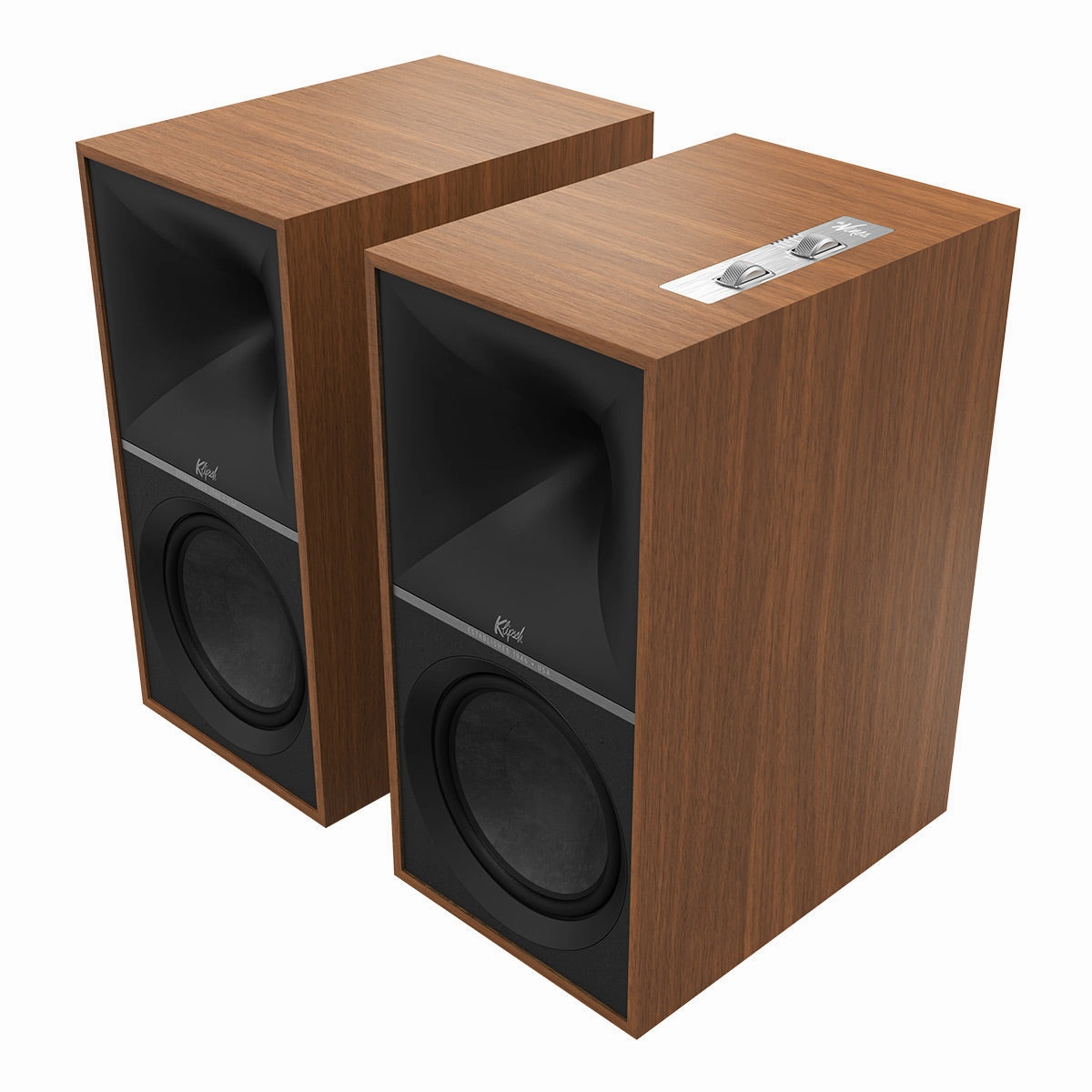 Klipsch The Nines Heritage Series Wireless Powered Monitors with 8" Woofer - Pair (Walnut)