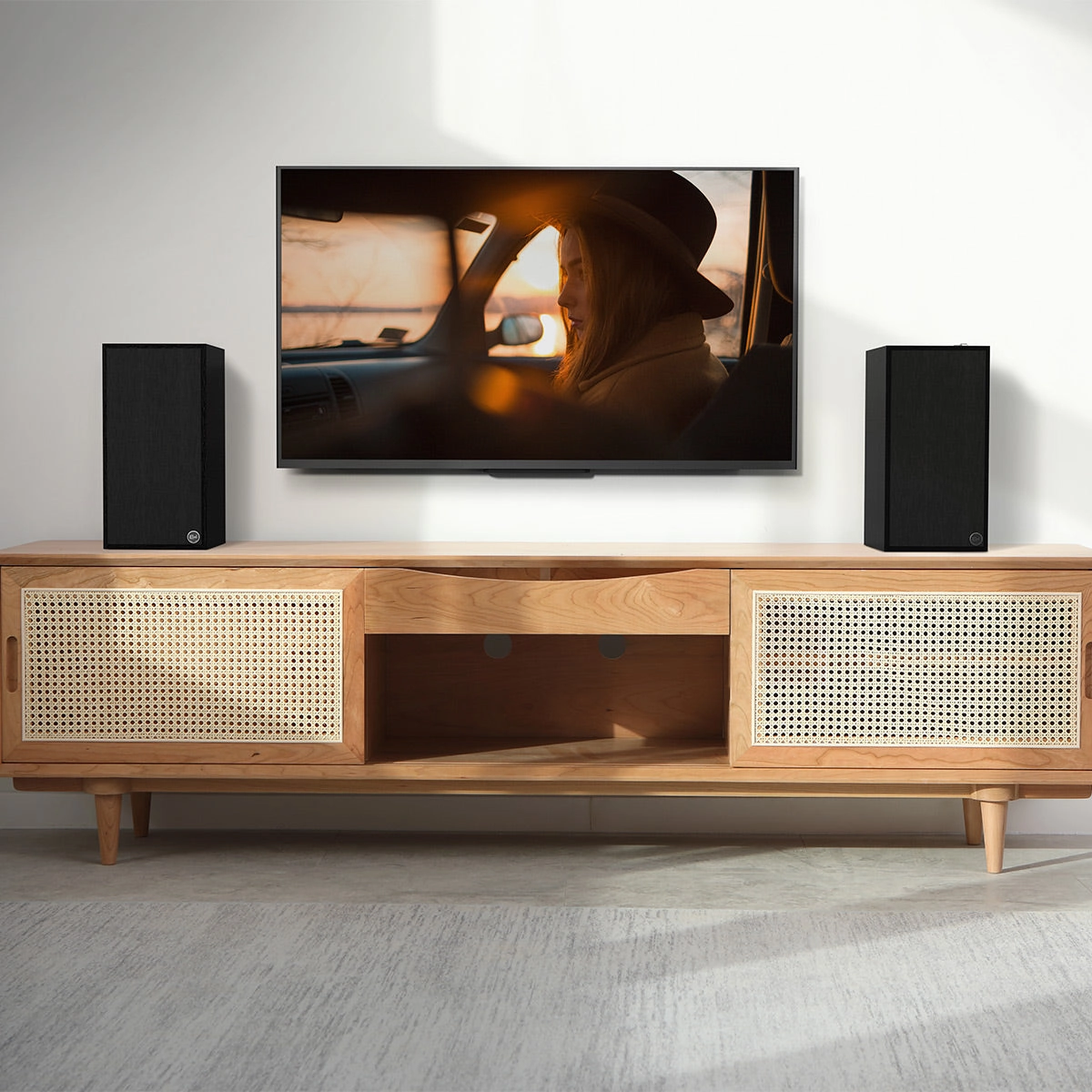 Klipsch The Sevens Heritage Series Wireless Powered Monitors with 6.5" Woofer - Pair (Ebony)