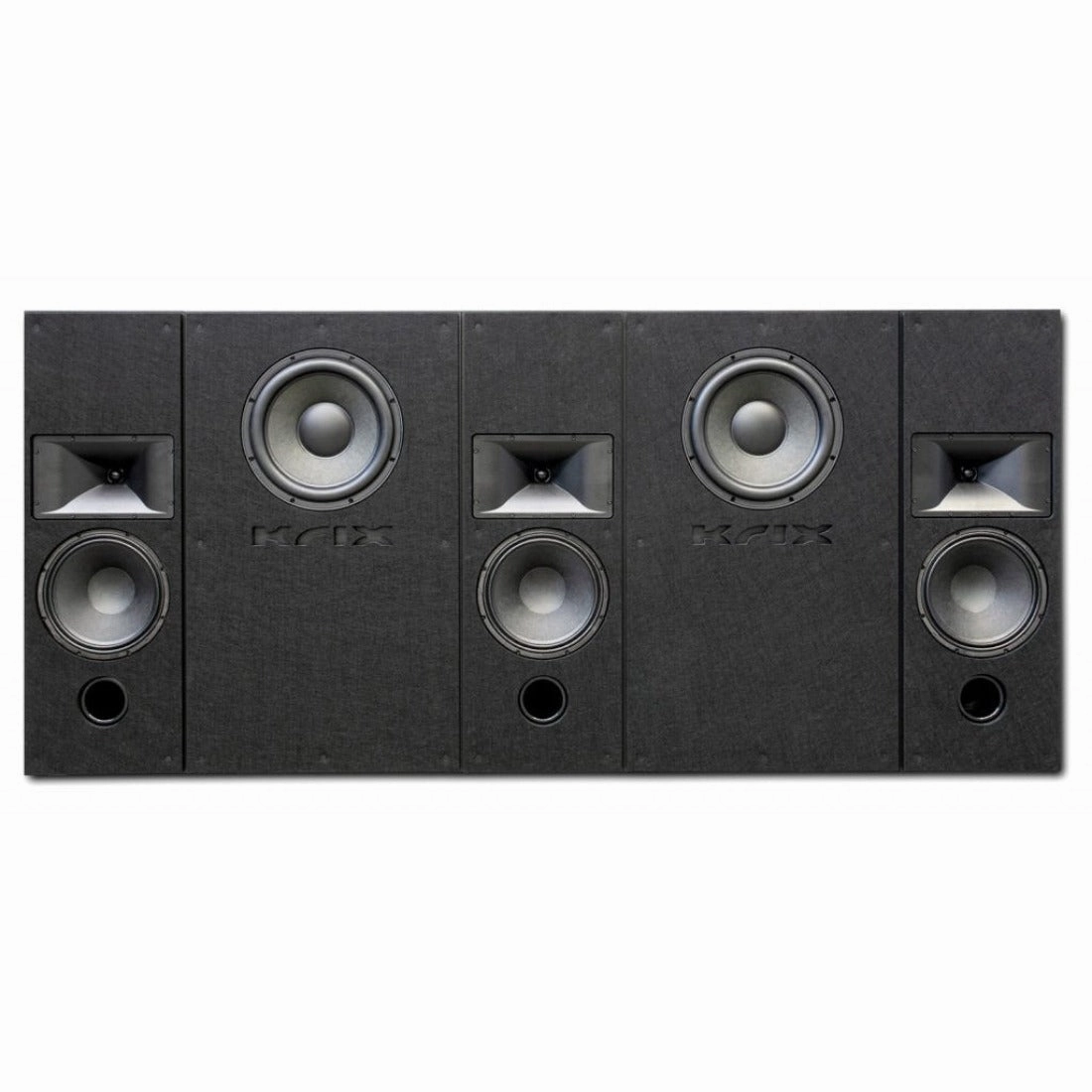 KRIX MX-10 Modular Speaker System hi-fi dual speakers,hi-fi triple amplifier setup,hi-fi pro audio kit