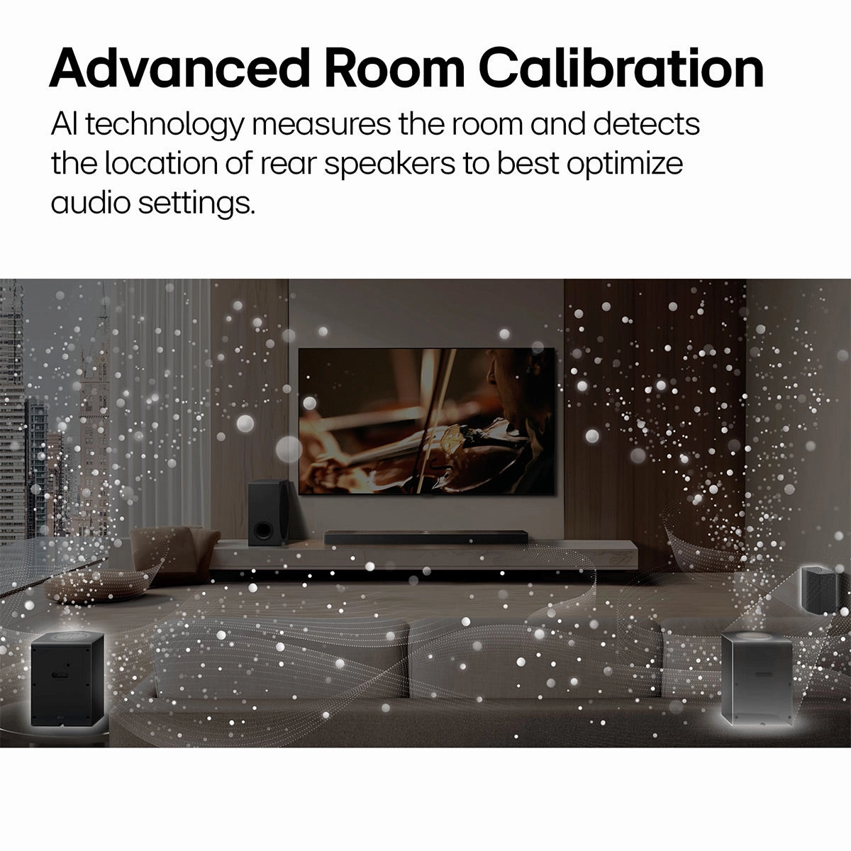 LG S95TR 9.1.5-Channel Wireless Soundbar with Subwoofer & Rear Speakers