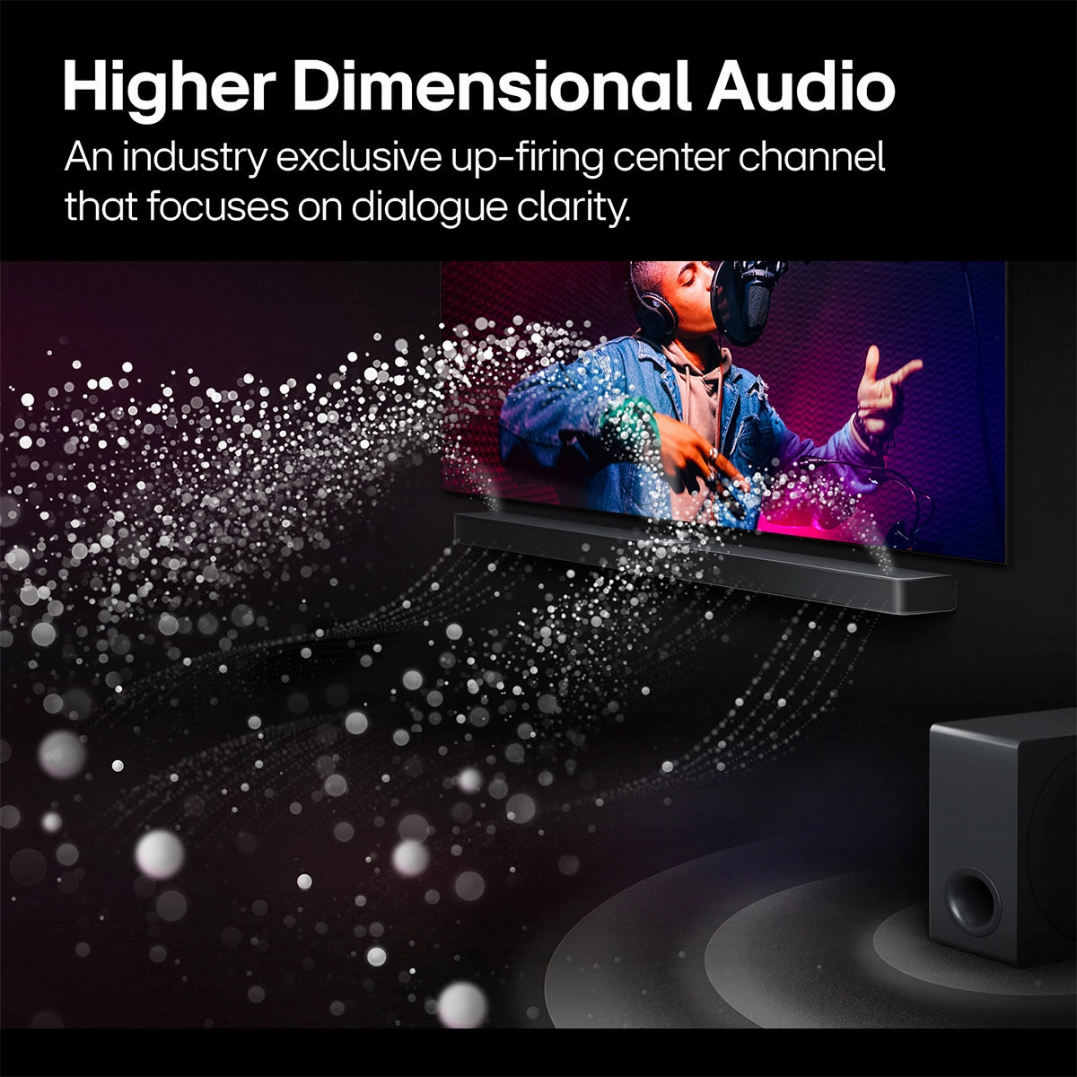 LG S95TR 9.1.5-Channel Wireless Soundbar with Subwoofer & Rear Speakers