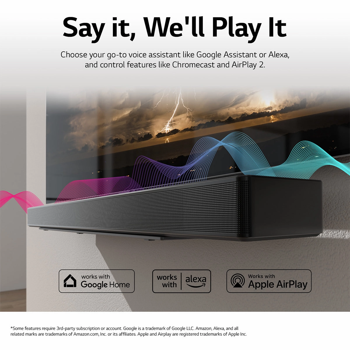 LG SC9S Sound Bar & Subwoofer for OLED evo C Series TVs