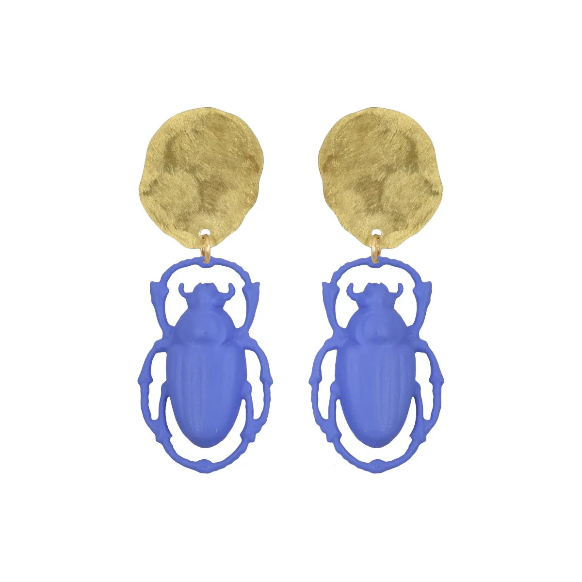 Little Blue Khepri Earrings