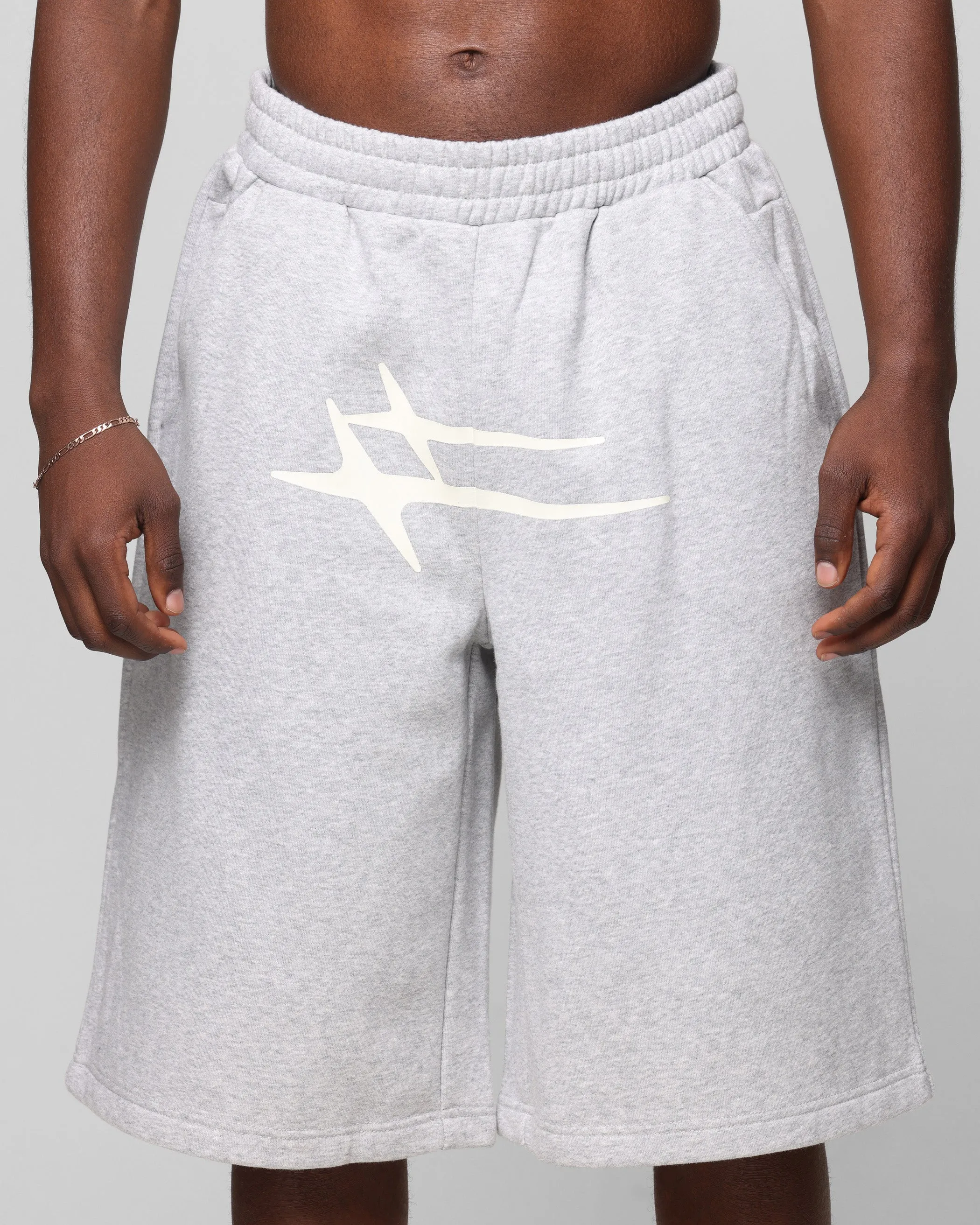 Loiter Hybrid Premium Shorts Grey Marle