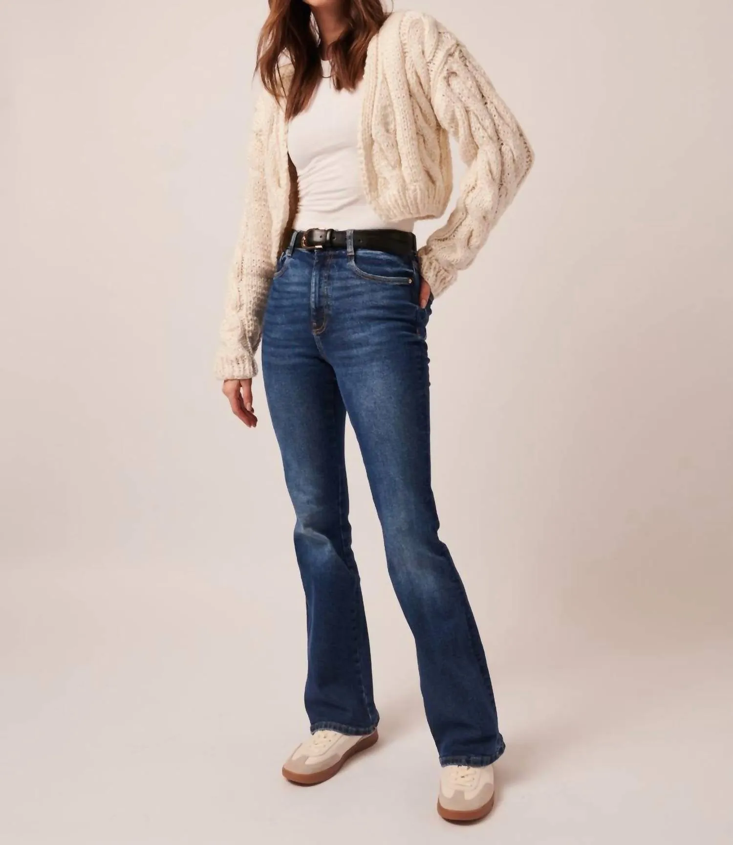 Londyn Cardigan In Cloud Burst