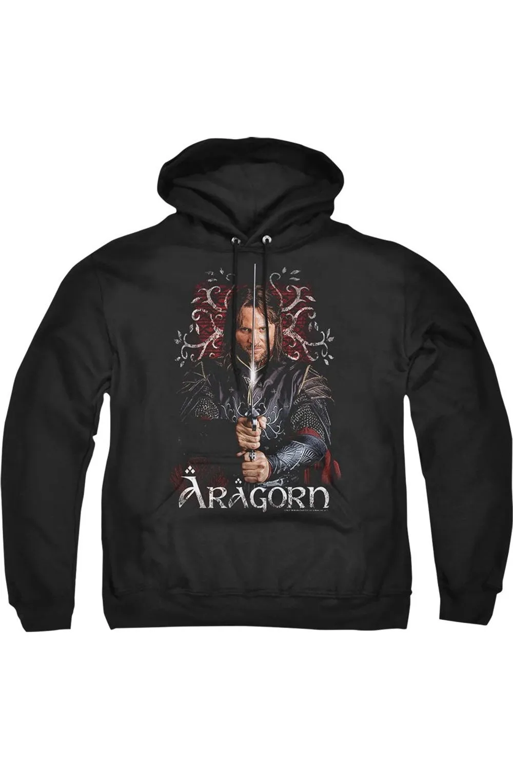 Lord Of The Rings Aragorn Adult Pull Over Hoodie / Hooded Sweatshirt
