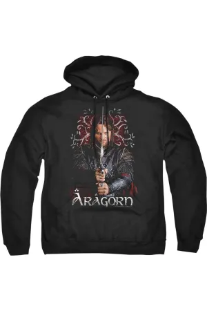Lord Of The Rings Aragorn Adult Pull Over Hoodie / Hooded Sweatshirt