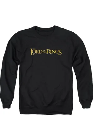 Lord Of The Rings Lotr Logo Adult Crewneck Sweatshirt