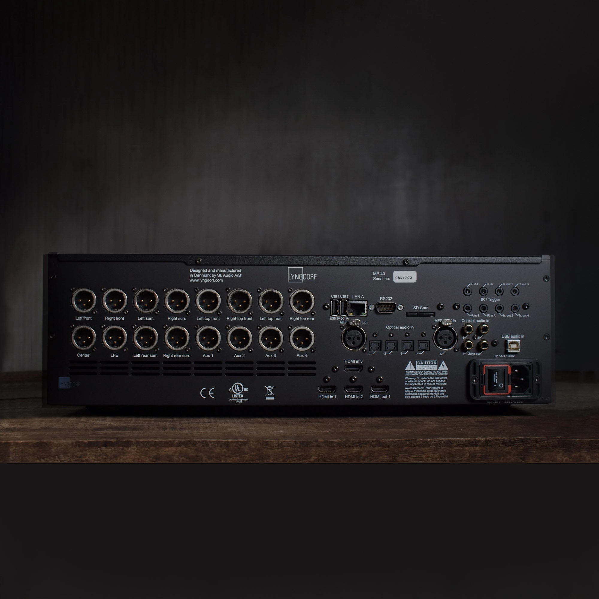 Lyngdorf MP-40 2.1 AV Processor with RoomPerfect