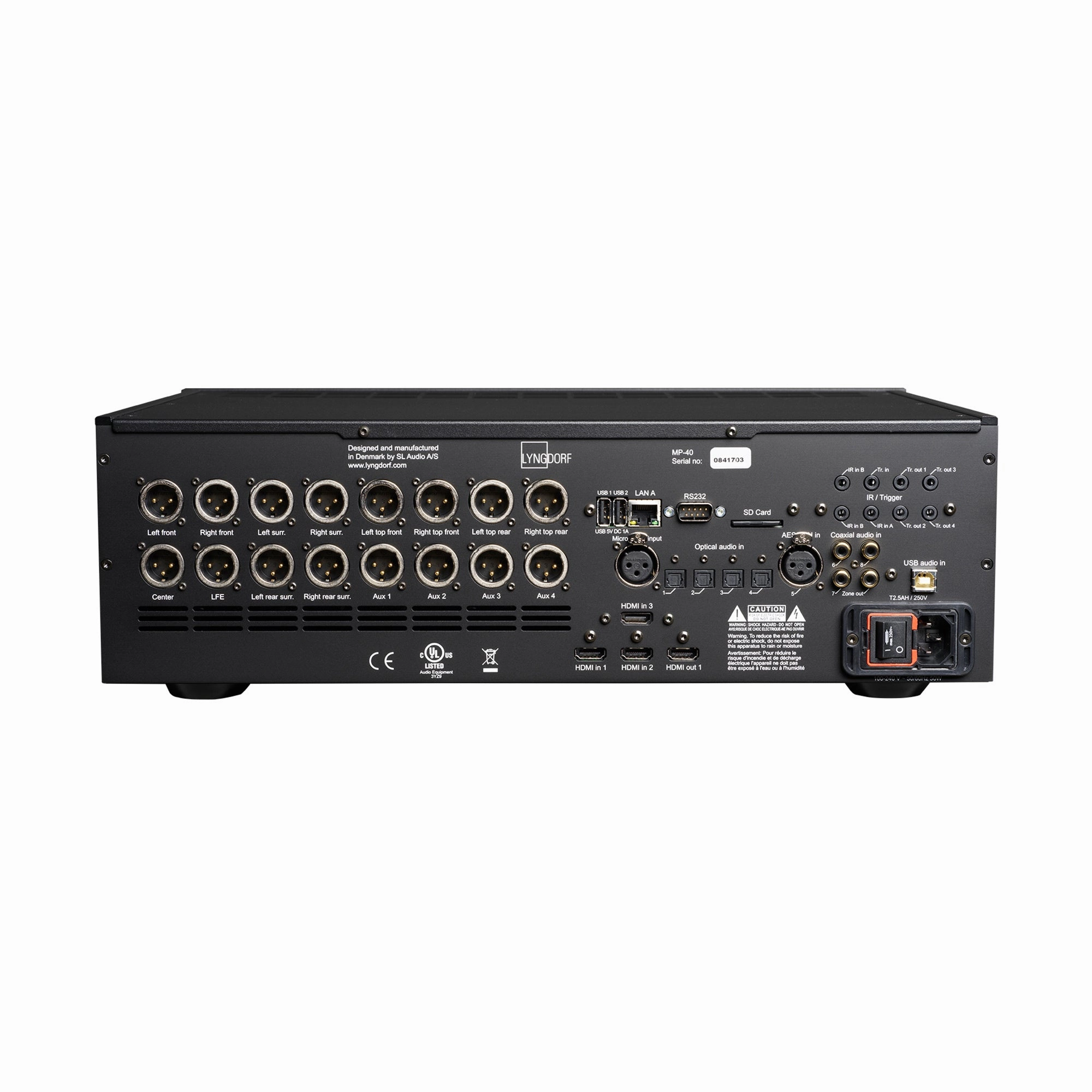 Lyngdorf MP-40 AV Processor with RoomPerfect