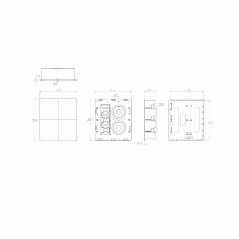 M&K IW150 In-Wall Speaker (Pair)
