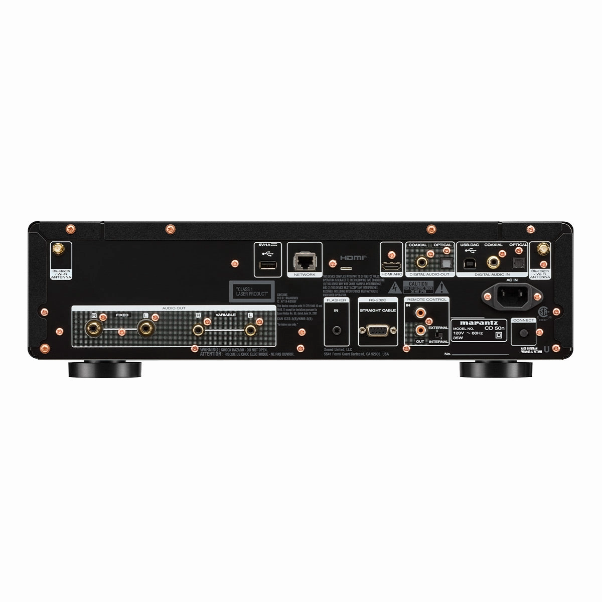 Marantz CD 50n High-Resolution Network Digital Audio and CD Player (Black)