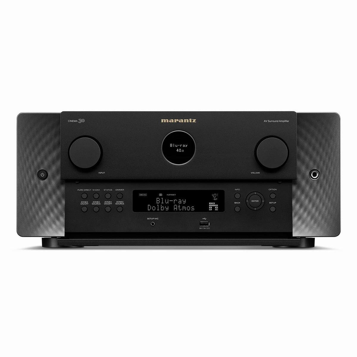 Marantz Cinema 30 11.4 Channel 8K Home Theater Receiver with Dolby Atmos & IMAX Enhanced Audio (Black)
