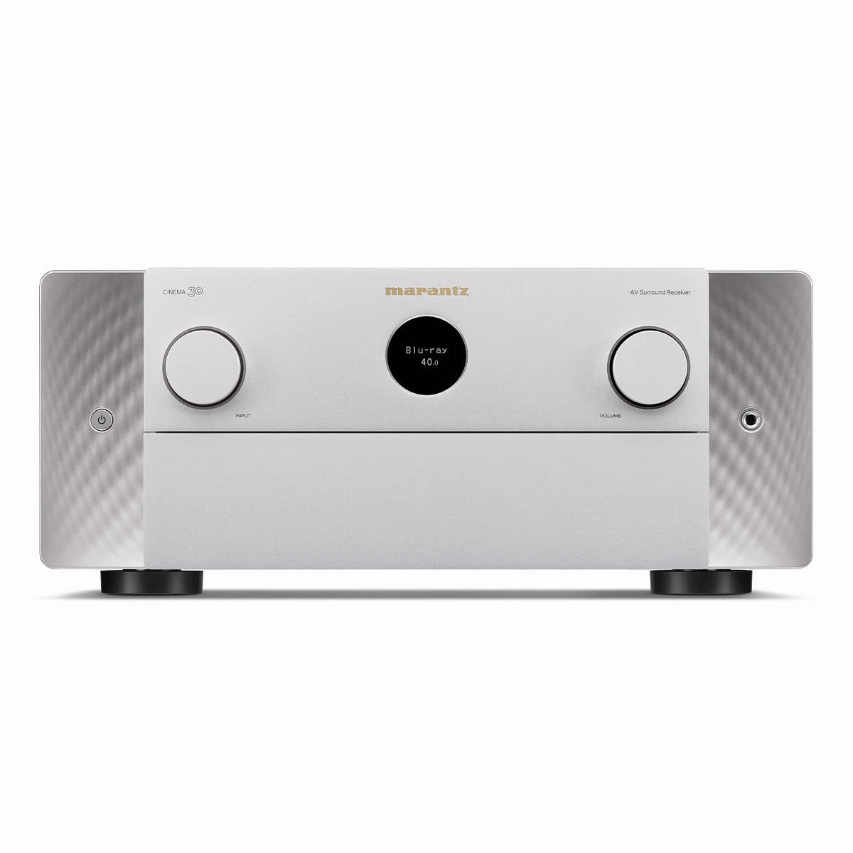 Marantz Cinema 30 11.4 Channel 8K Home Theater Receiver with Dolby Atmos & IMAX Enhanced Audio (Silver/Gold) hi-fi volume knob,hi-fi remote control system,hi-fi smart amplifier