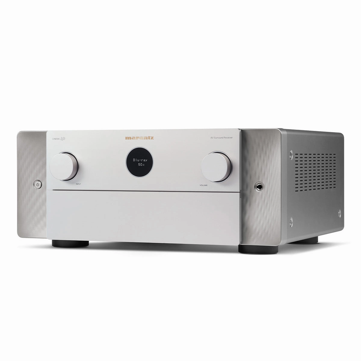 Marantz Cinema 40 9.4 Channel 8K Ultra HD Home Theater Receiver with Dolby Atmos/DTS:X & HEOS Built-In Streaming (Silver/Gold)