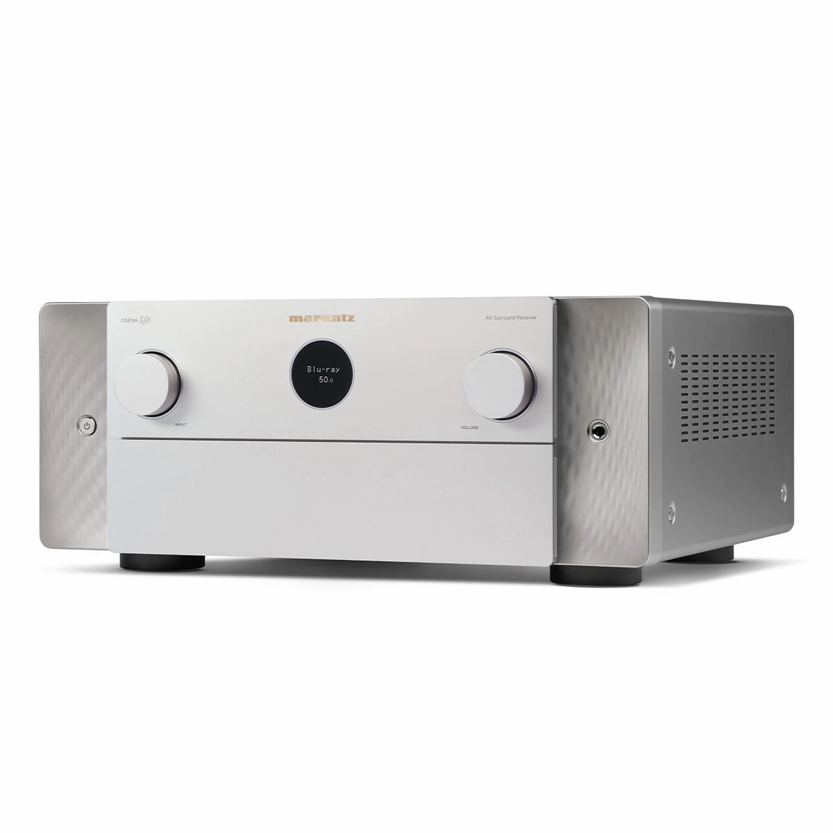 Marantz Cinema 40 9.4 Channel 8K Ultra HD Home Theater Receiver with Dolby Atmos/DTS:X & HEOS Built-In Streaming (Silver/Gold)