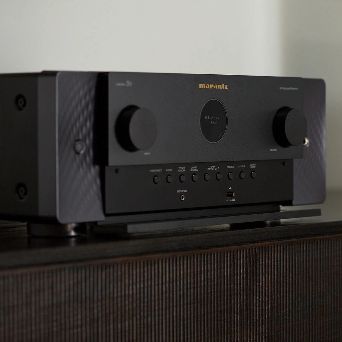 Marantz Cinema 50 9.4 Channel 8K Home Theater Receiver with Dolby Atmos, DTS:X, and HEOS Built-In