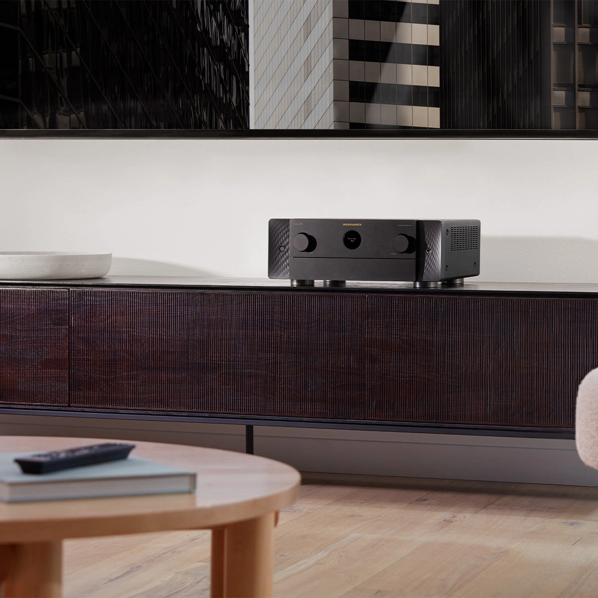 Marantz Cinema 50 9.4 Channel 8K Home Theater Receiver with Dolby Atmos, DTS:X, and HEOS Built-In
