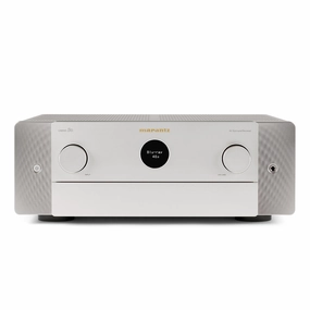 Marantz Cinema 50 9.4 Channel 8K Home Theater Receiver with Dolby Atmos, DTS:X, and HEOS Built-In (Silver/Gold) hi-fi volume knob,hi-fi remote control system,hi-fi smart amplifier