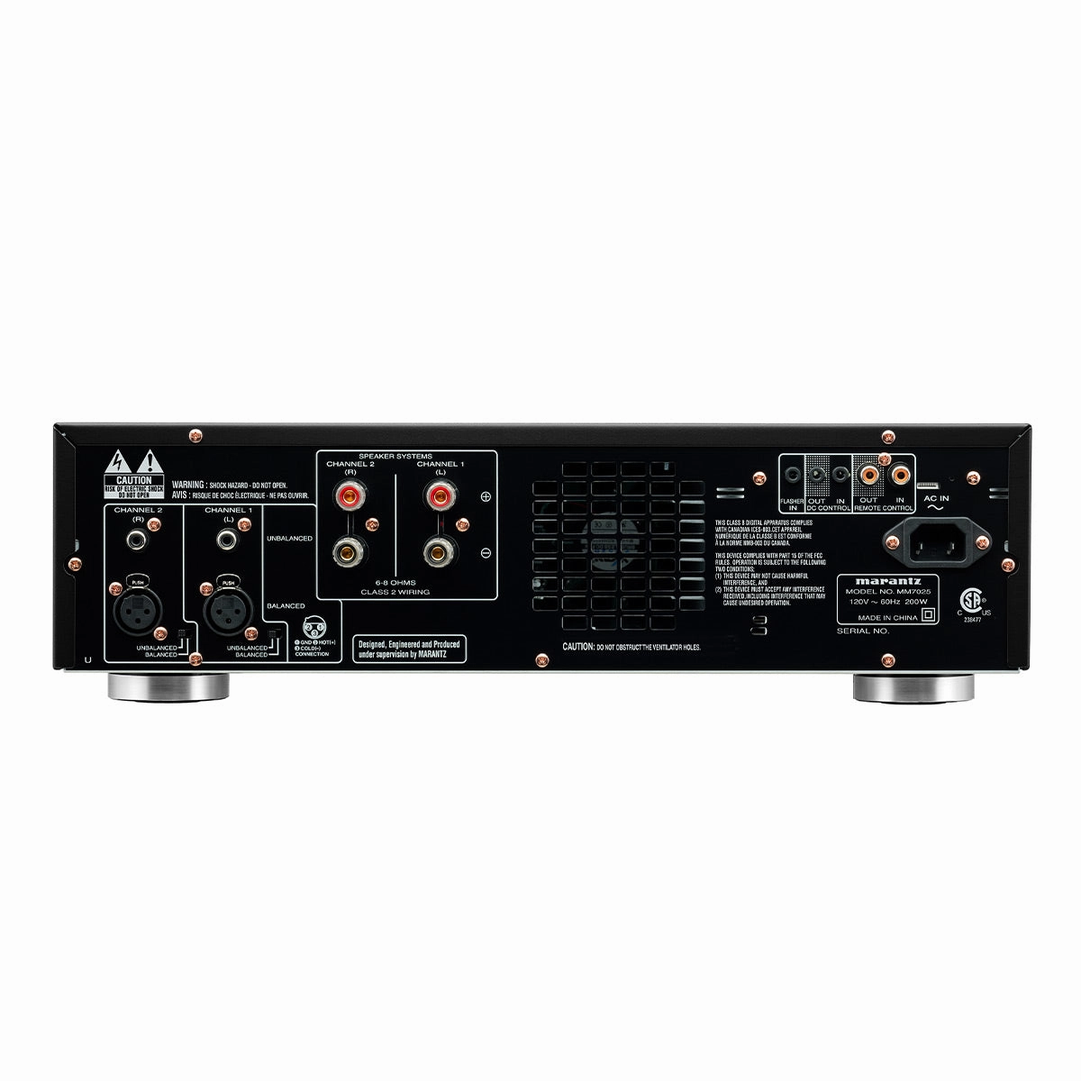 Marantz MM7025 2-Channel Home Theater Power Amplifier