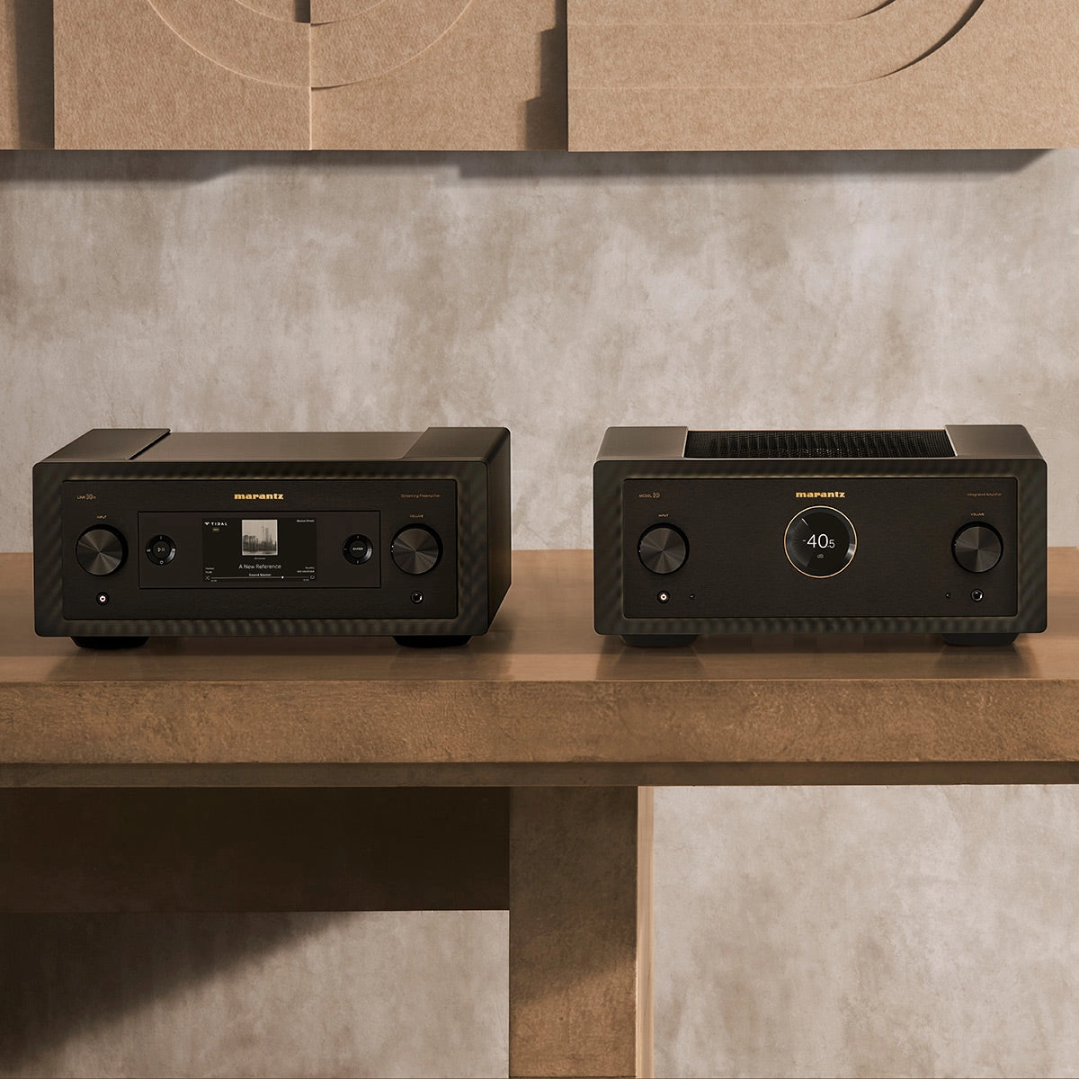 Marantz MODEL10 Integrated Amplifier with LINK10n Streaming Preamplifier and SACD10 CD Player (Black)