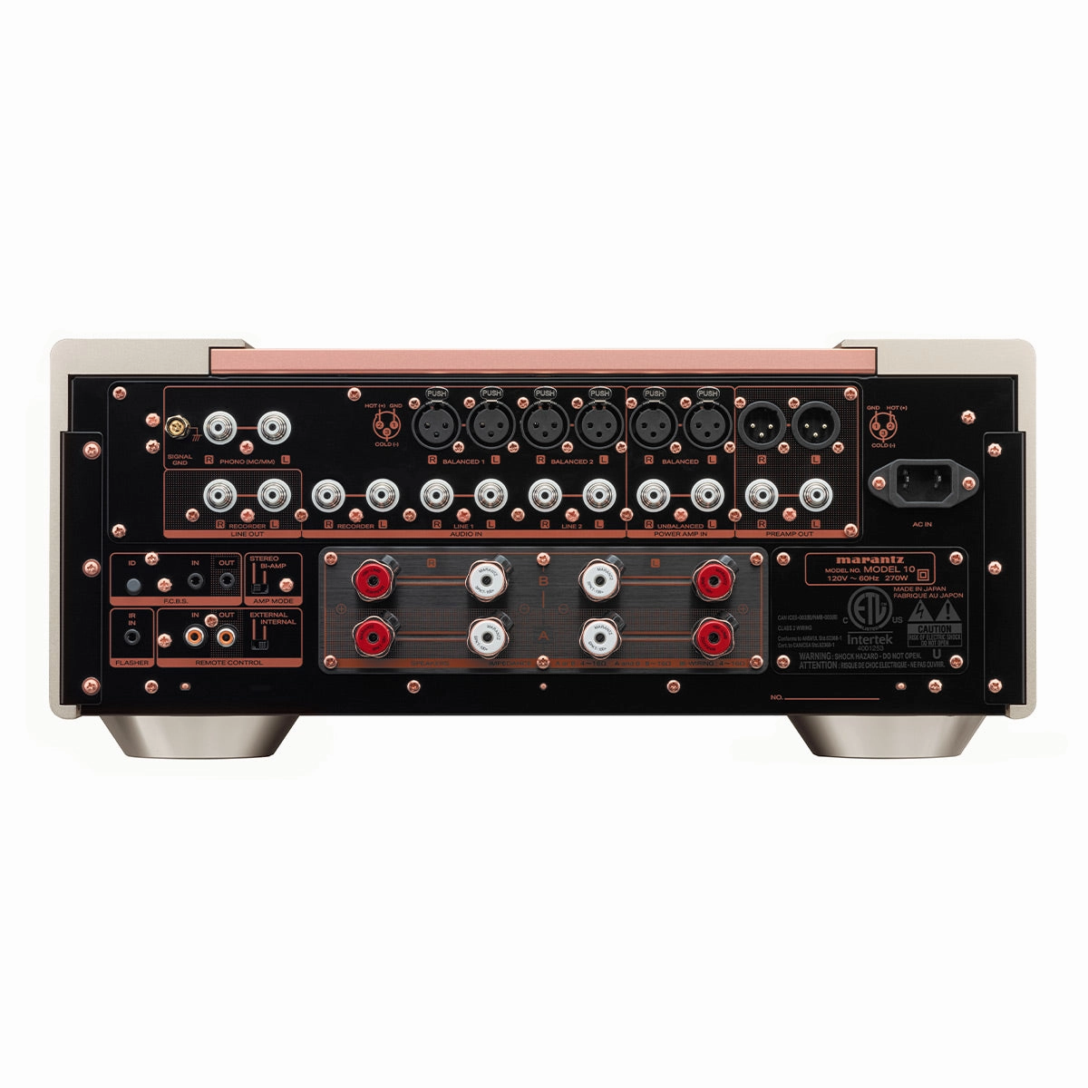 Marantz MODEL10 Integrated Amplifier with LINK10n Streaming Preamplifier and SACD10 CD Player (Champagne)