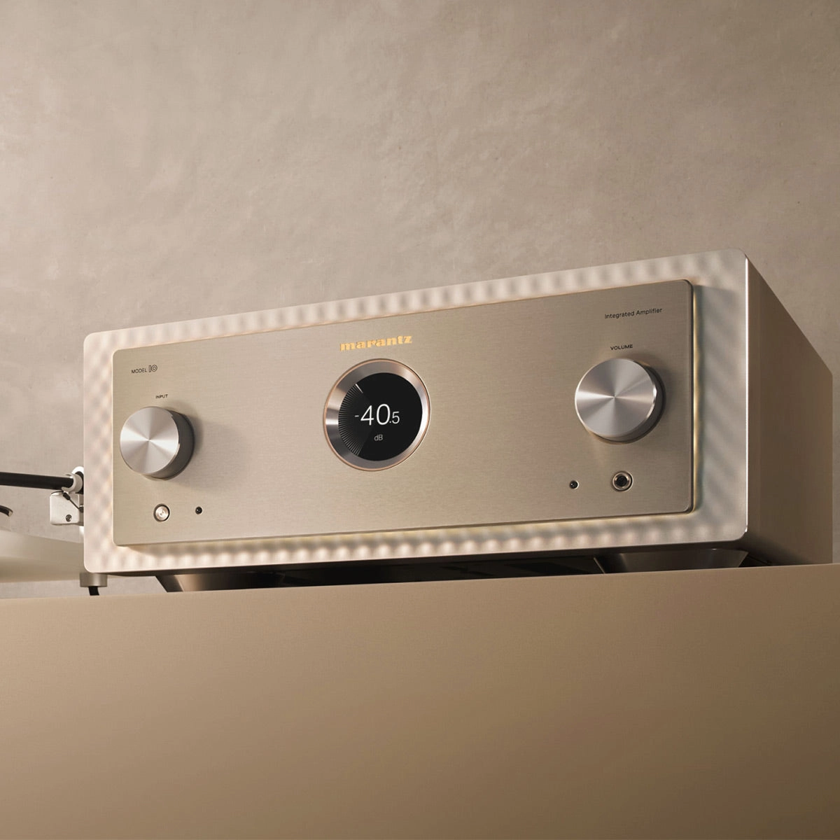 Marantz MODEL10 Integrated Amplifier with LINK10n Streaming Preamplifier and SACD10 CD Player (Champagne)