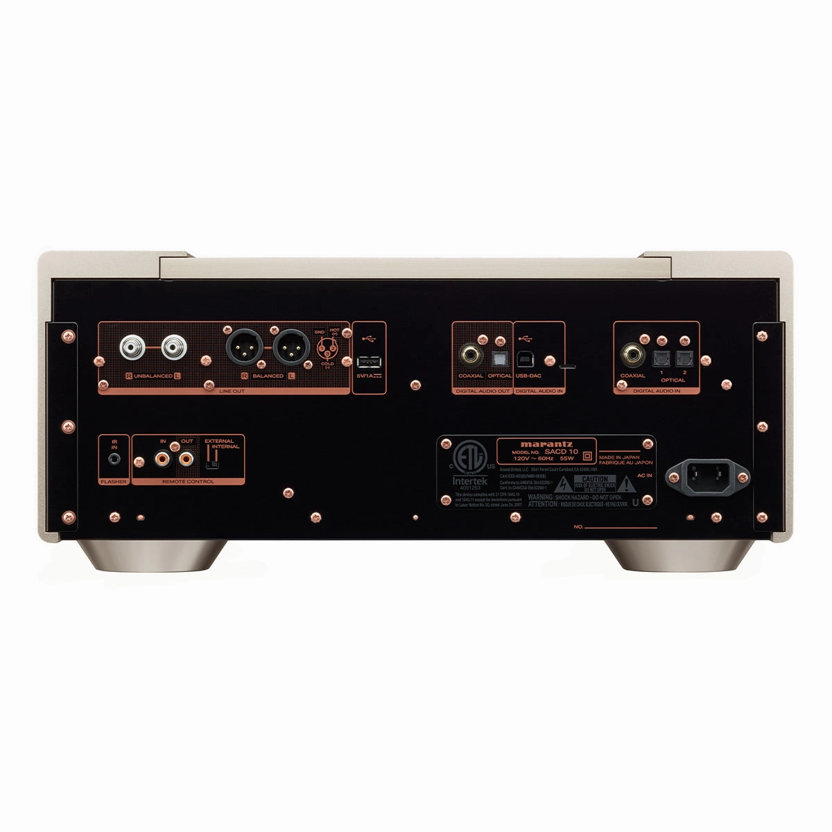 Marantz MODEL10 Integrated Amplifier with LINK10n Streaming Preamplifier and SACD10 CD Player (Champagne)