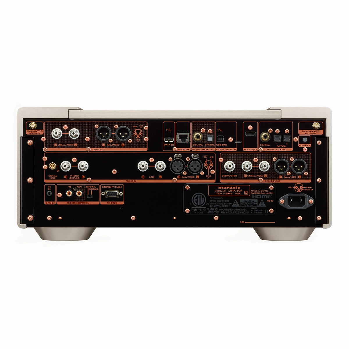 Marantz MODEL10 Integrated Amplifier with LINK10n Streaming Preamplifier and SACD10 CD Player (Champagne)