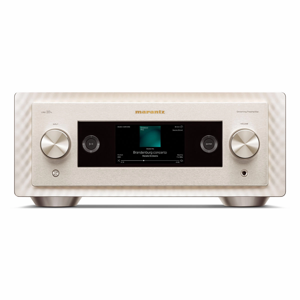 Marantz MODEL10 Integrated Amplifier with LINK10n Streaming Preamplifier and SACD10 CD Player (Champagne)