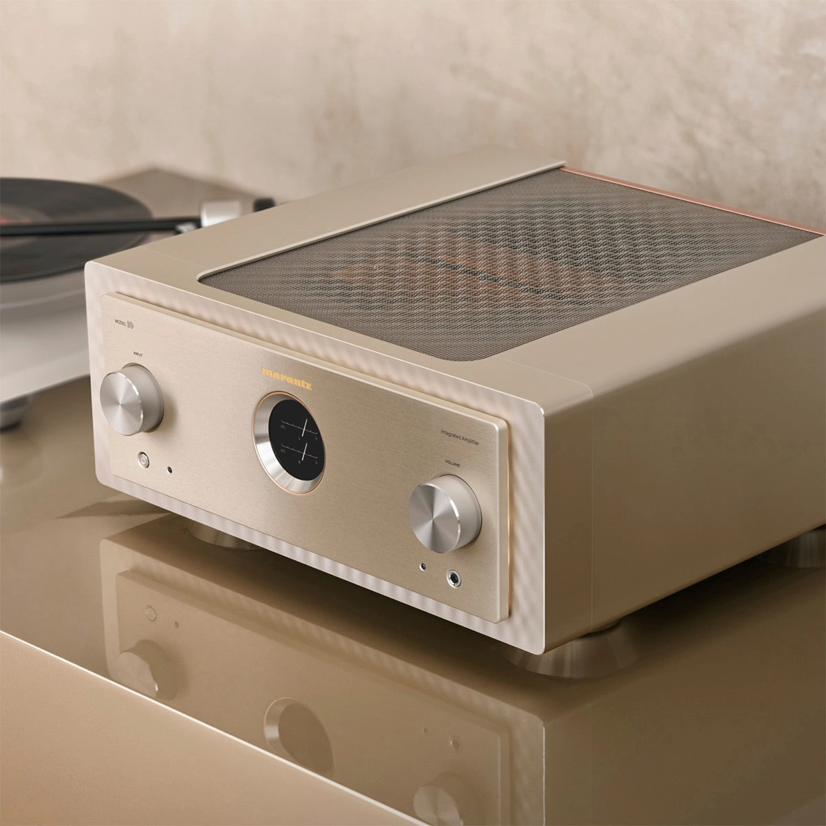 Marantz MODEL10 Integrated Amplifier with LINK10n Streaming Preamplifier and SACD10 CD Player (Champagne)