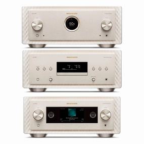 Marantz MODEL10 Integrated Amplifier with LINK10n Streaming Preamplifier and SACD10 CD Player (Champagne) hi-fi volume knob,hi-fi remote control system,hi-fi smart amplifier